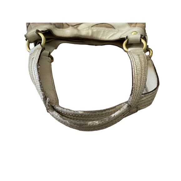 Vintage Coach Patchwork Purse Double Strap Shoulder Bag Luxury Formal Designer - Picture 8 of 16